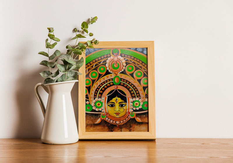 CHHAU MASK (GREEN) - Jharokha