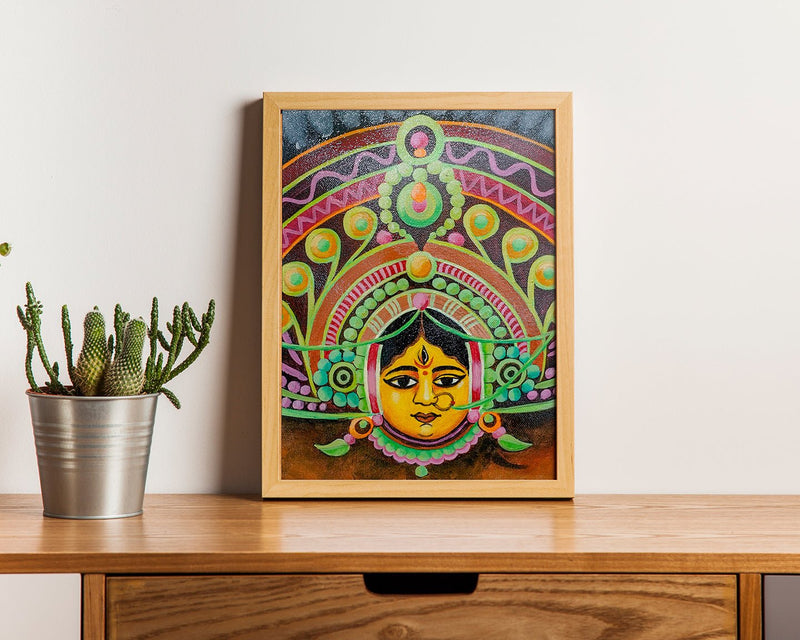 CHHAU MASK (PURPLE) - Jharokha