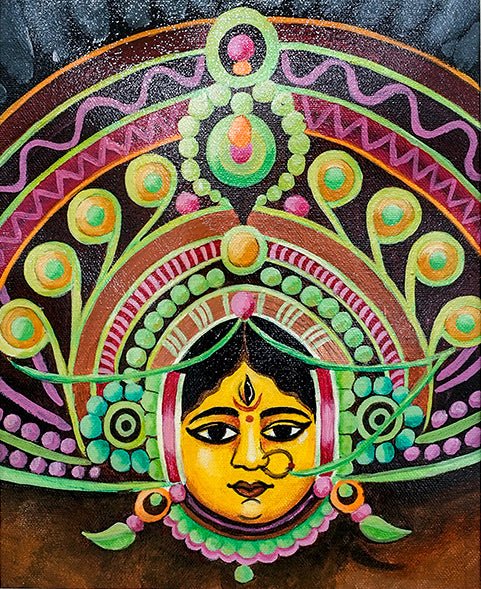 CHHAU MASK (PURPLE) - Jharokha