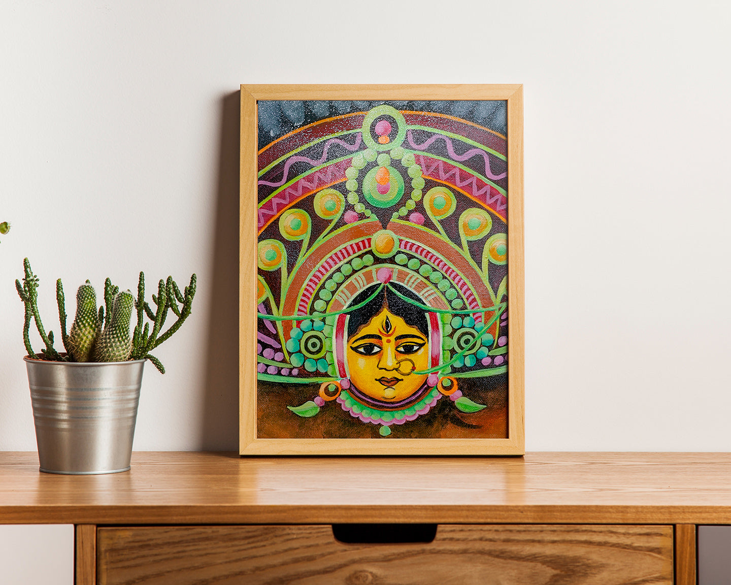 CHHAU MASK (PURPLE)