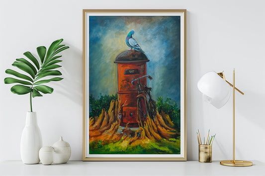 THE WAITING POSTBOX - Jharokha
