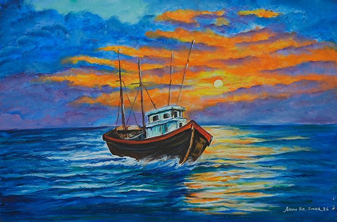 VOYAGE AT DUSK - Jharokha
