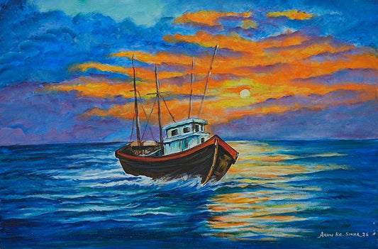 VOYAGE AT DUSK - Jharokha